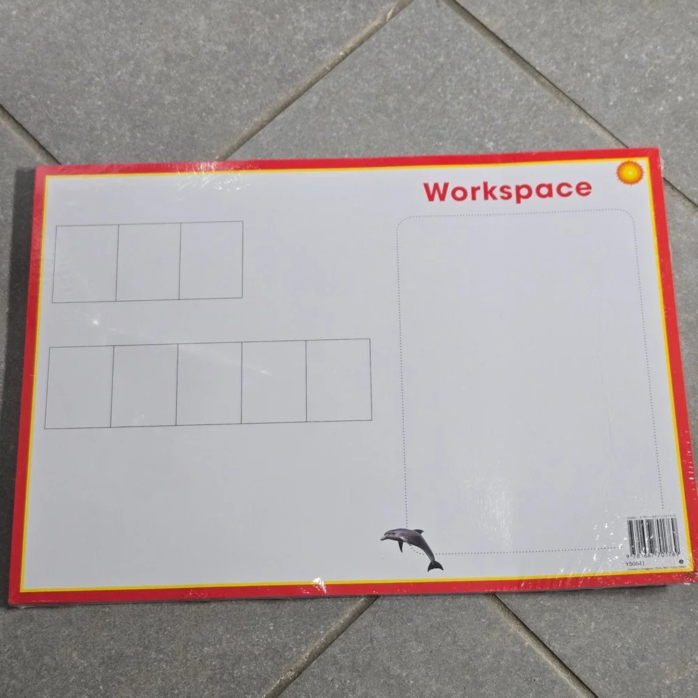 Phonics Workmat Double Sided‎ Dry Erase Alphabet Handwriting Mat  9781667701769